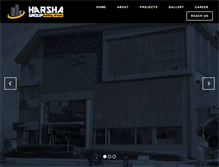 Tablet Screenshot of harshagroup.in